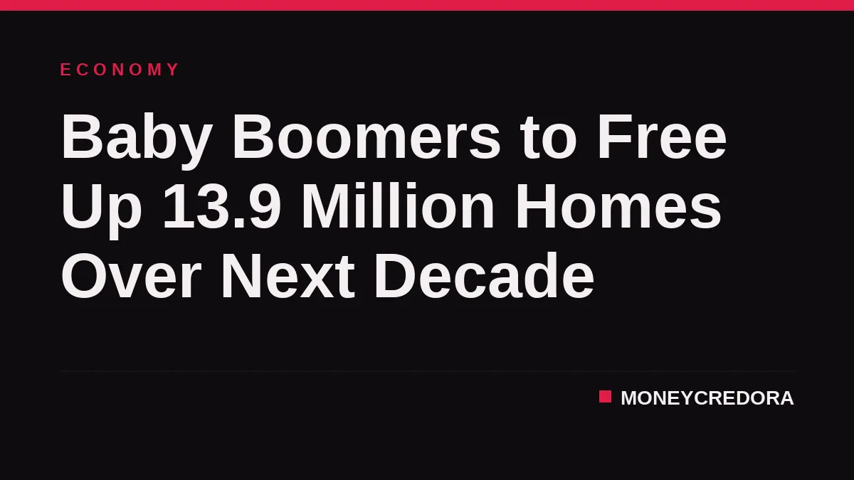 Baby Boomers to Free Up 13.9 Million Homes Over Next Decade