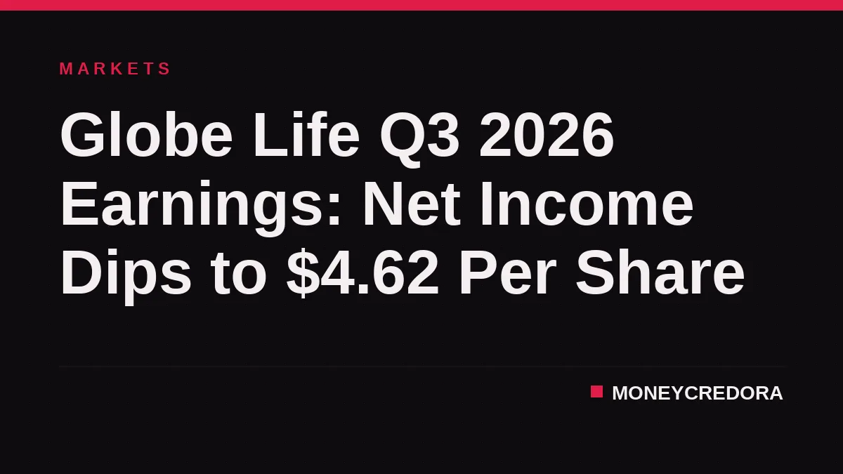 Globe Life Q3 2026 Earnings: Net Income Dips to $4.62 Per Share