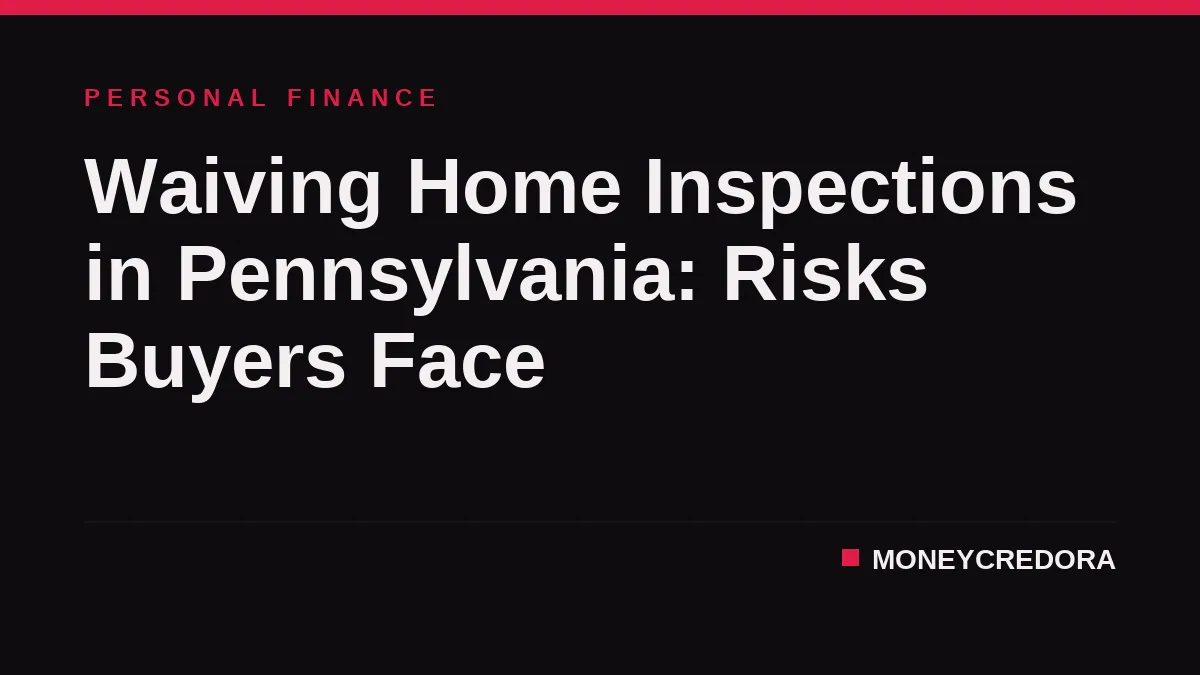 Waiving Home Inspections in Pennsylvania: Risks Buyers Face