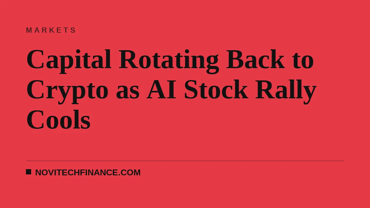 Capital Rotating Back to Crypto as AI Stock Rally Cools