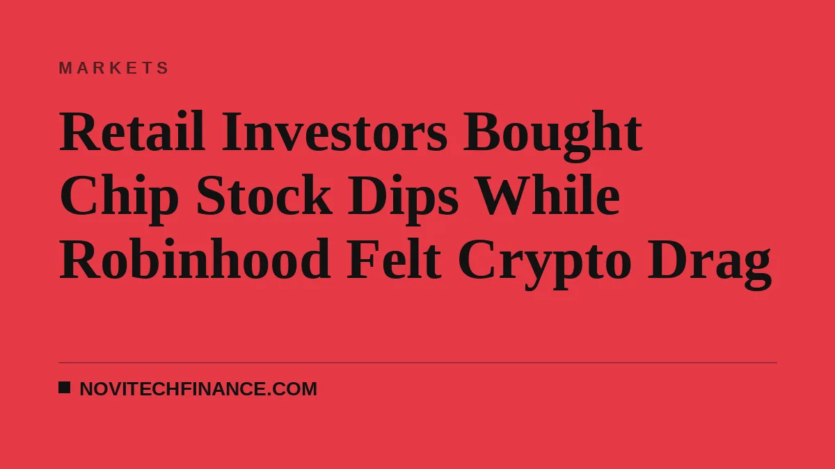 Retail Investors Bought Chip Stock Dips While Robinhood Felt Crypto Drag