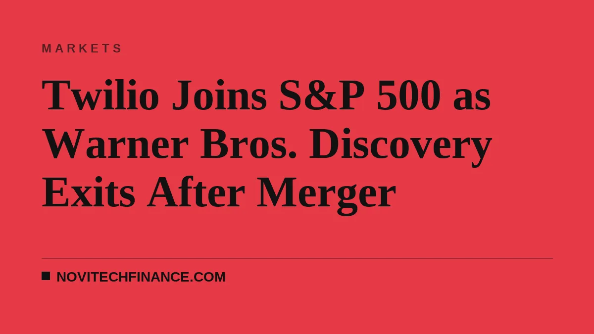 Twilio Joins S&P 500 as Warner Bros. Discovery Exits After Merger