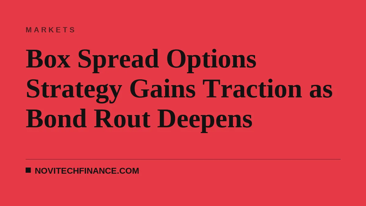 Box Spread Options Strategy Gains Traction as Bond Rout Deepens