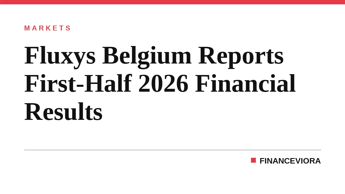 Fluxys Belgium Reports First-Half 2026 Financial Results