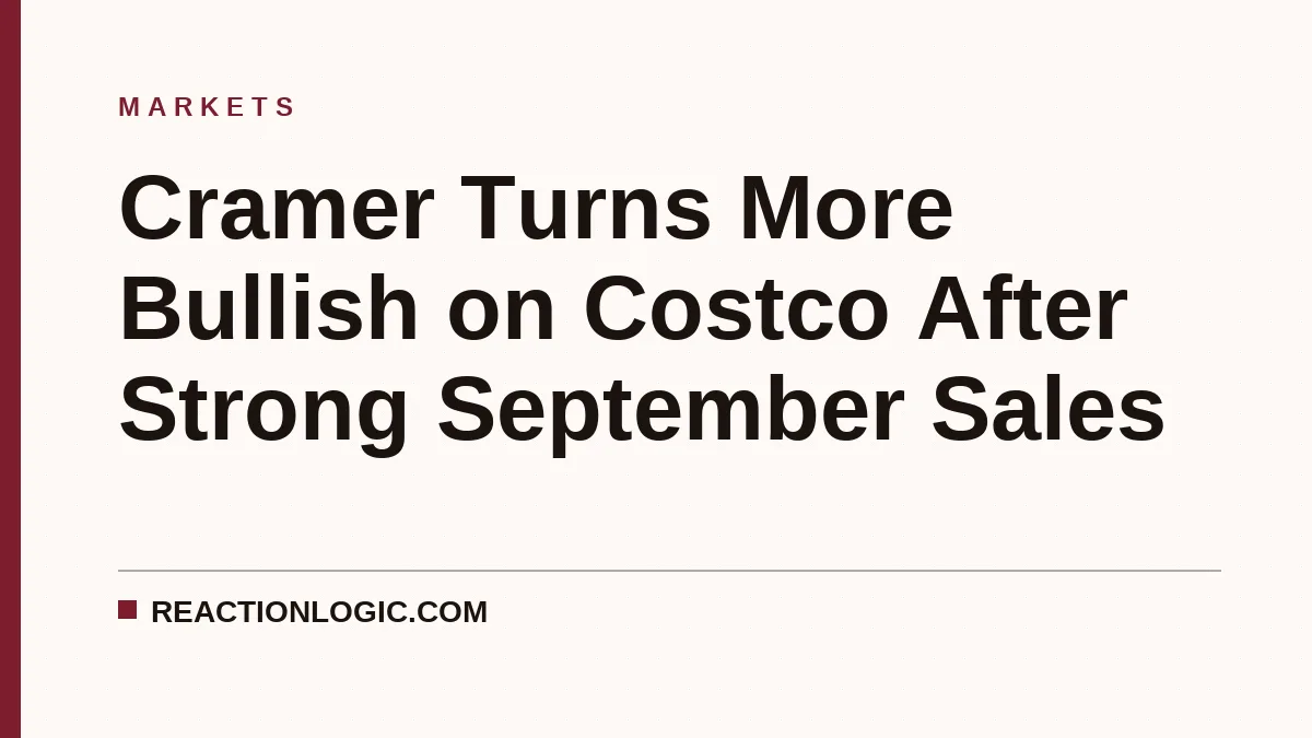 Cramer Turns More Bullish on Costco After Strong September Sales