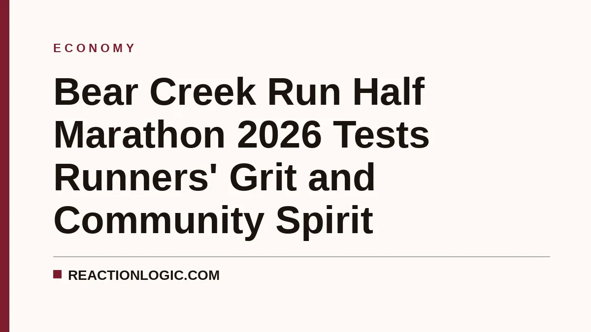 Bear Creek Run Half Marathon 2026 Tests Runners' Grit and Community Spirit