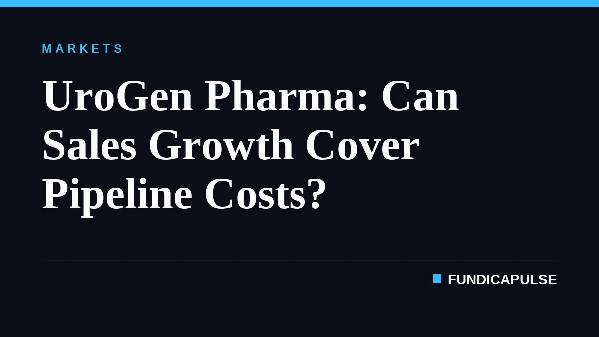 UroGen Pharma: Can Sales Growth Cover Pipeline Costs?