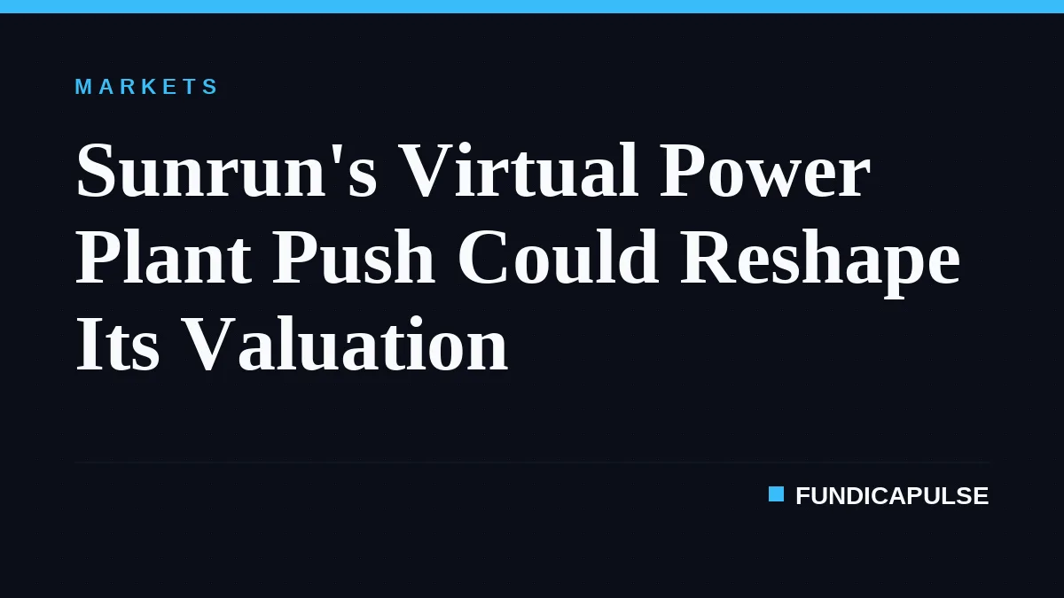 Sunrun's Virtual Power Plant Push Could Reshape Its Valuation