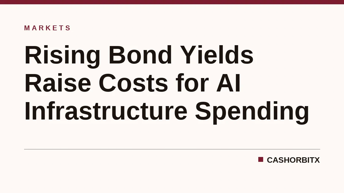 Rising Bond Yields Raise Costs for AI Infrastructure Spending
