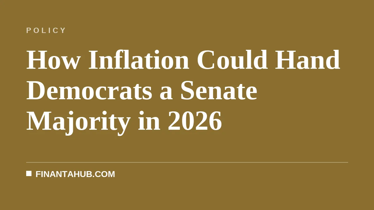 How Inflation Could Hand Democrats a Senate Majority in 2026