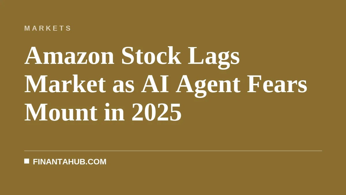 Amazon Stock Lags Market as AI Agent Fears Mount in 2025