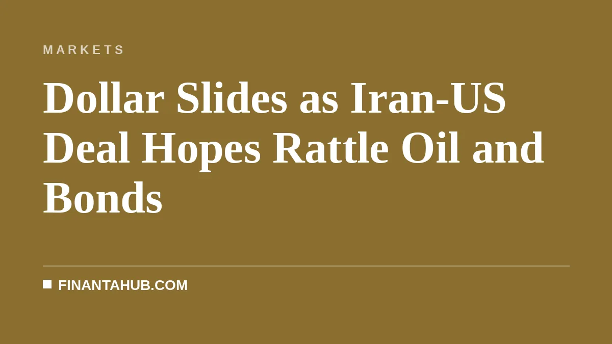 Dollar Slides as Iran-US Deal Hopes Rattle Oil and Bonds
