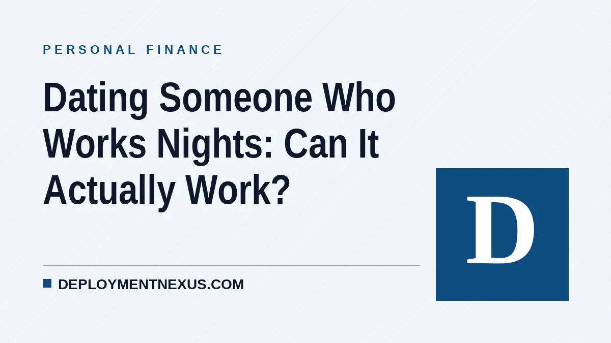 Dating Someone Who Works Nights: Can It Actually Work?