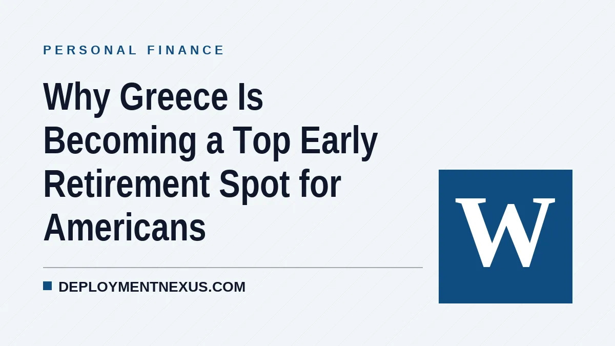 Why Greece Is Becoming a Top Early Retirement Spot for Americans