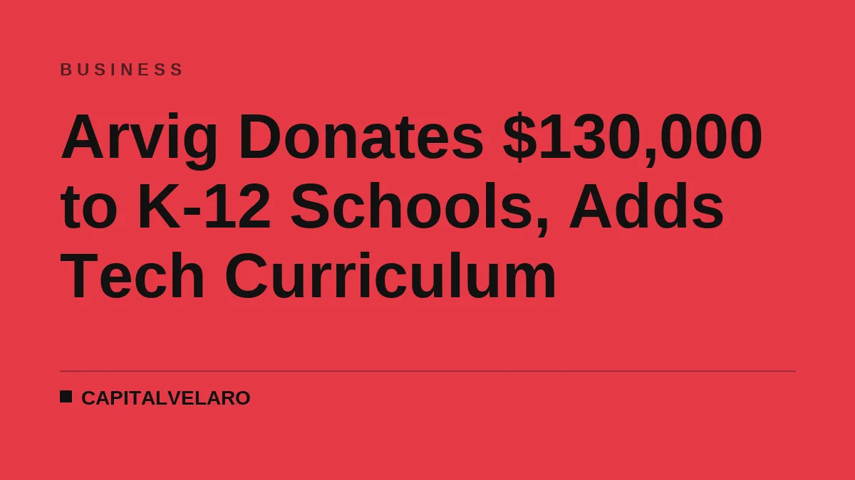 Arvig Donates $130,000 to K-12 Schools, Adds Tech Curriculum
