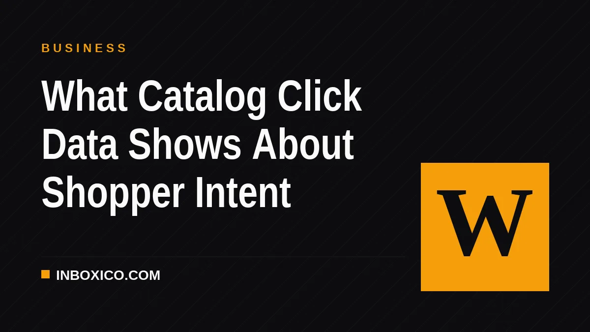 What Catalog Click Data Shows About Shopper Intent
