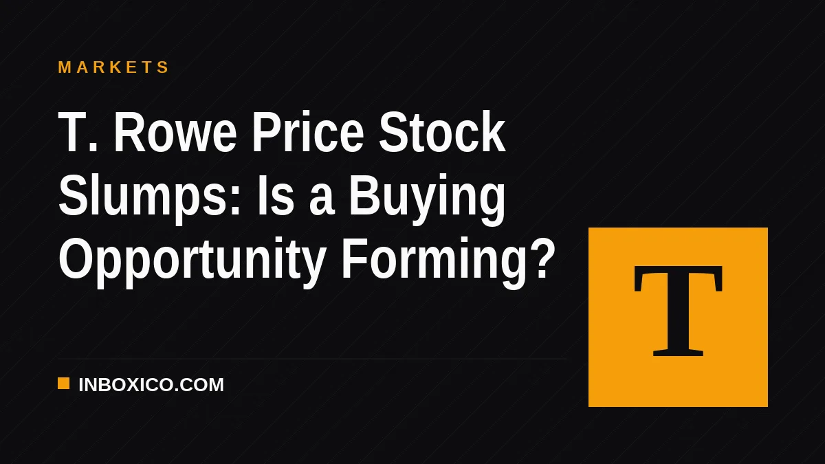 T. Rowe Price Stock Slumps: Is a Buying Opportunity Forming?