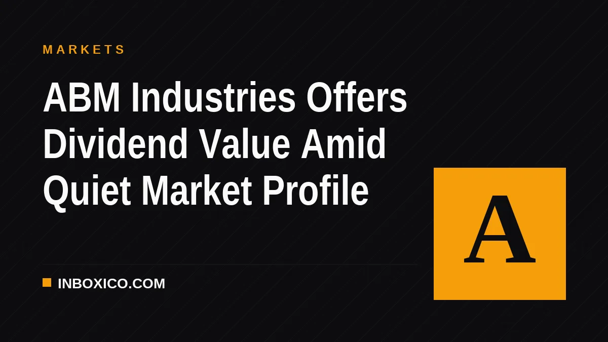 ABM Industries Offers Dividend Value Amid Quiet Market Profile