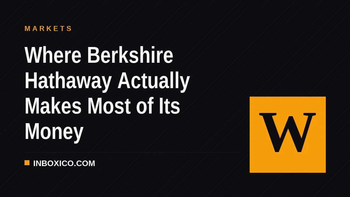 Where Berkshire Hathaway Actually Makes Most of Its Money