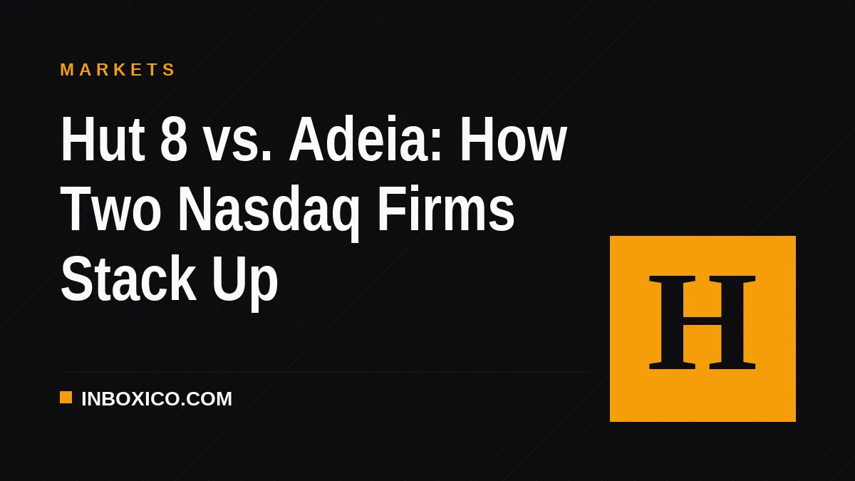 Hut 8 vs. Adeia: How Two Nasdaq Firms Stack Up
