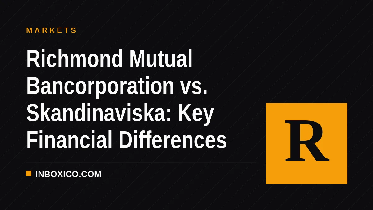 Richmond Mutual Bancorporation vs. Skandinaviska: Key Financial Differences
