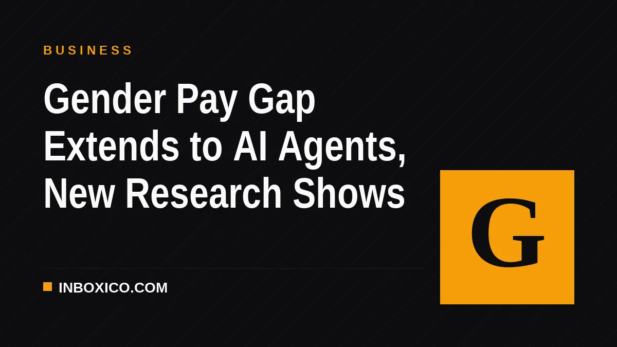 Gender Pay Gap Extends to AI Agents, New Research Shows