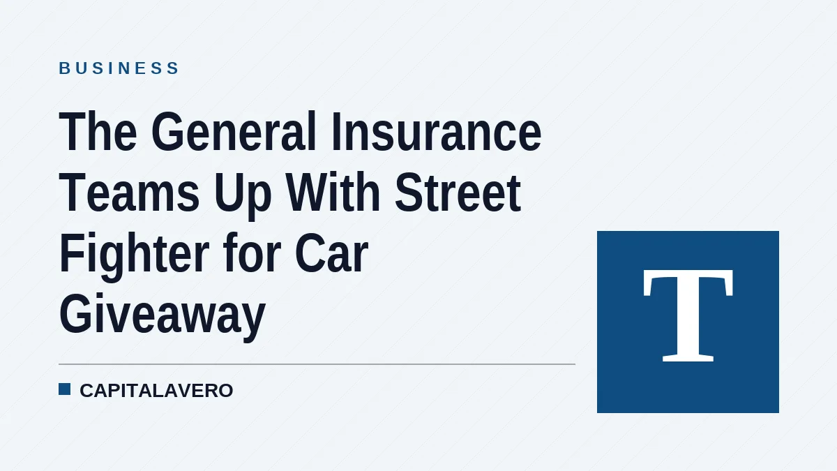 The General Insurance Teams Up With Street Fighter for Car Giveaway