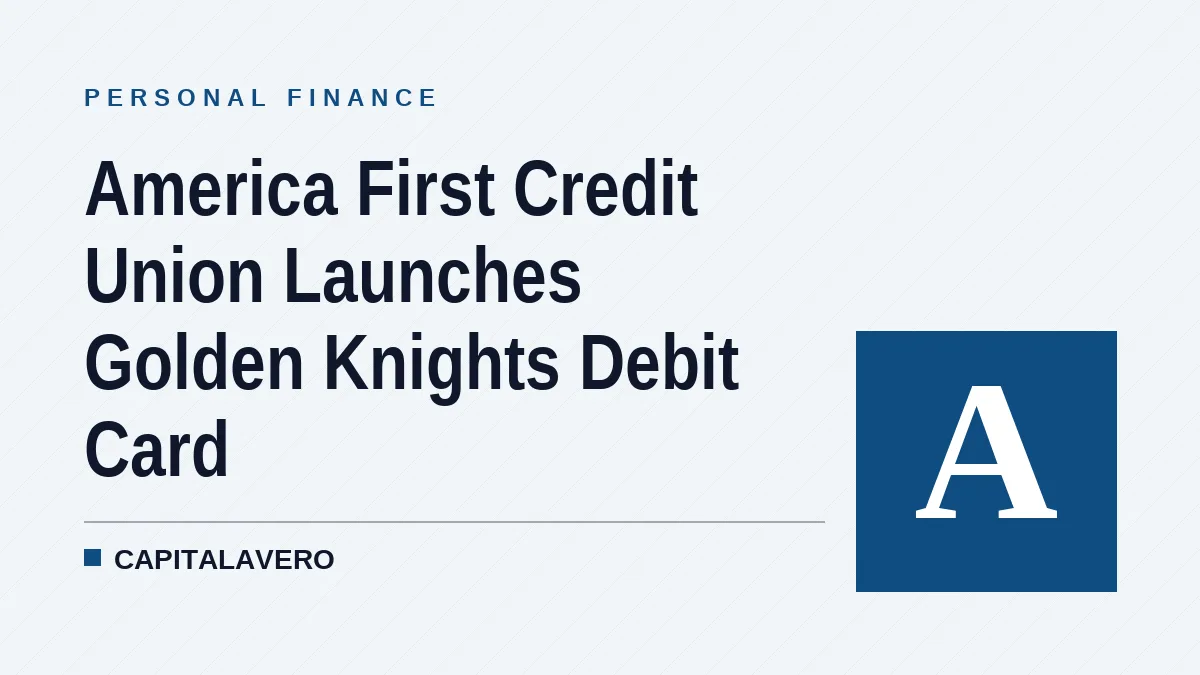 America First Credit Union Launches Golden Knights Debit Card