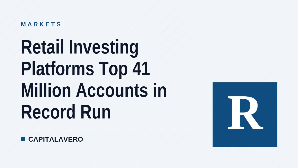 Retail Investing Platforms Top 41 Million Accounts in Record Run