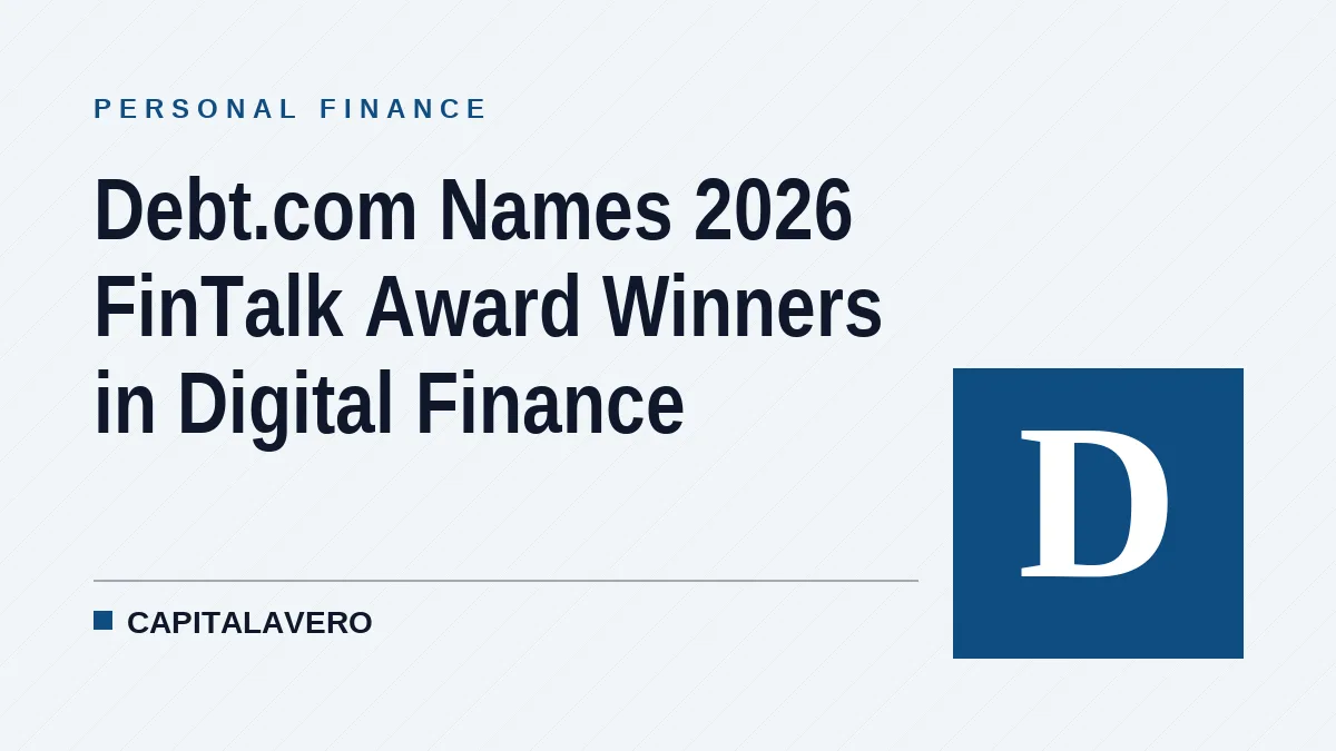 Debt.com Names 2026 FinTalk Award Winners in Digital Finance