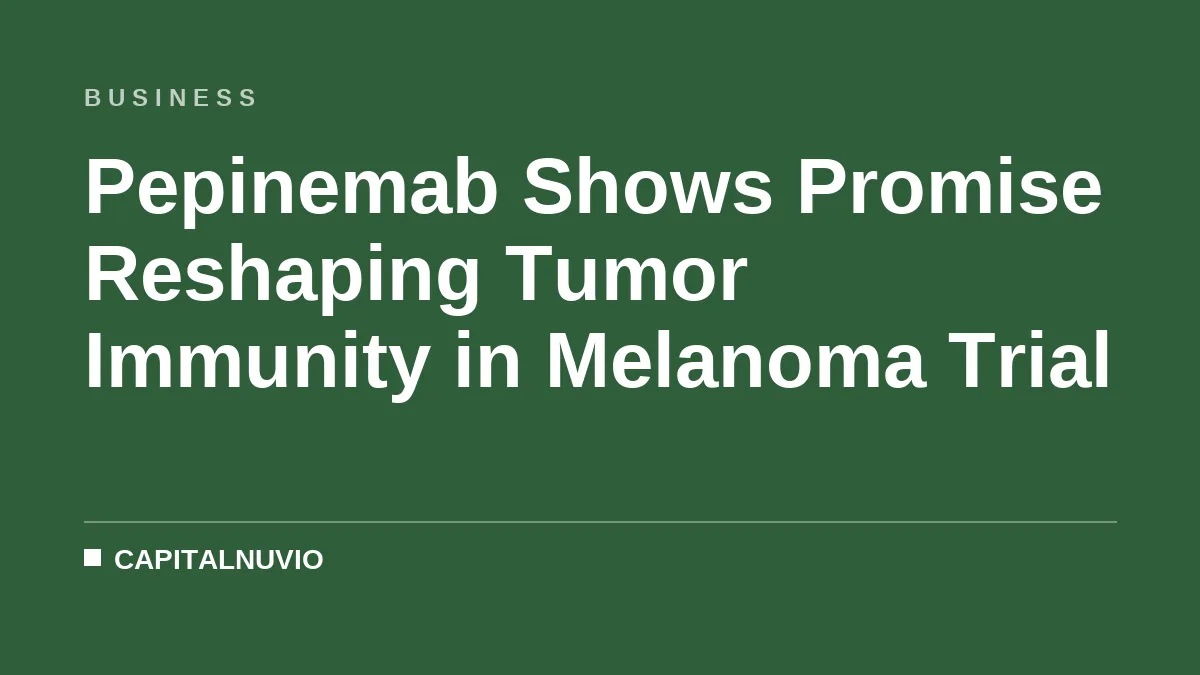 Pepinemab Shows Promise Reshaping Tumor Immunity in Melanoma Trial