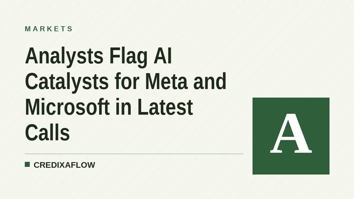 Analysts Flag AI Catalysts for Meta and Microsoft in Latest Calls