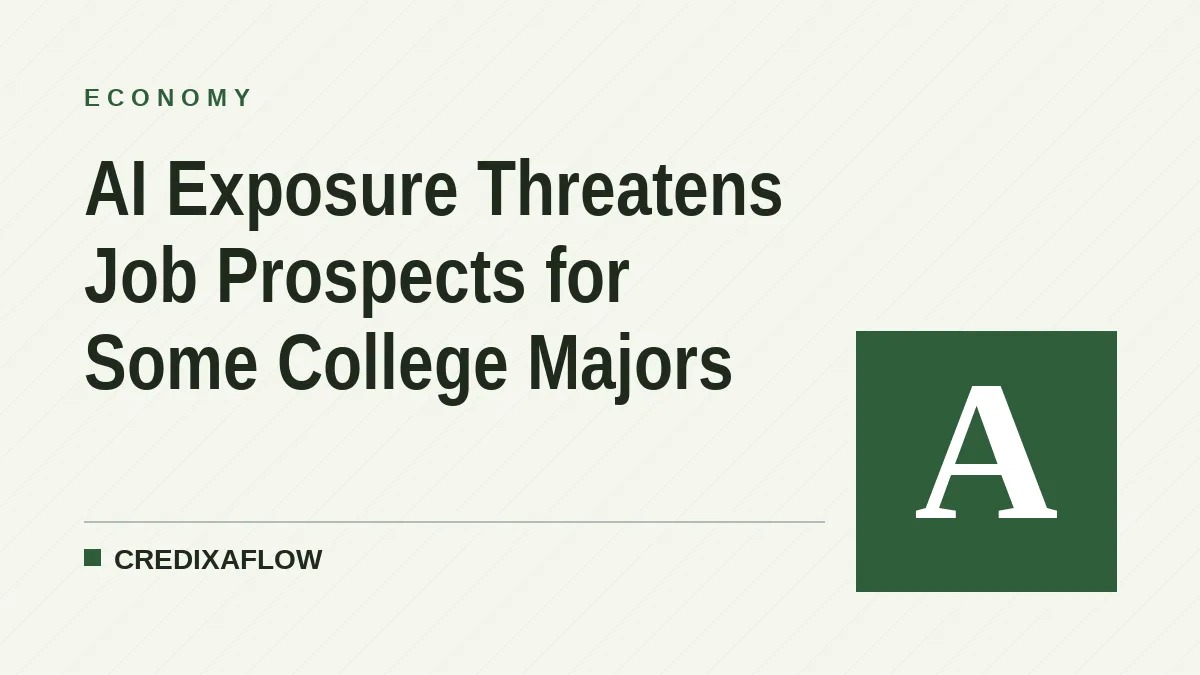 AI Exposure Threatens Job Prospects for Some College Majors
