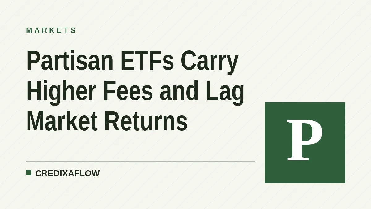 Partisan ETFs Carry Higher Fees and Lag Market Returns