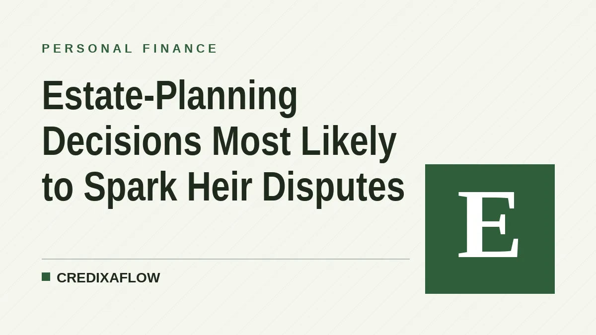 Estate-Planning Decisions Most Likely to Spark Heir Disputes