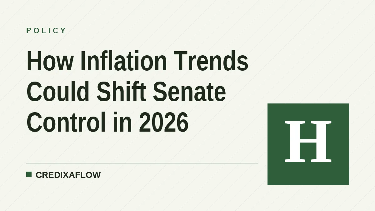 How Inflation Trends Could Shift Senate Control in 2026