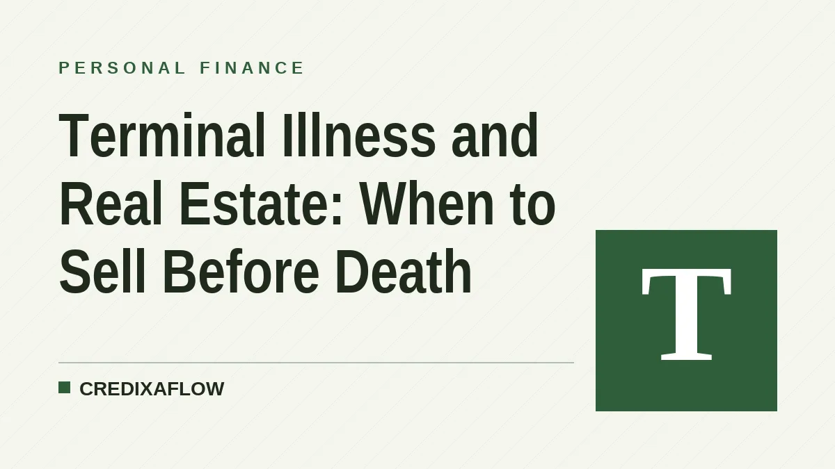 Terminal Illness and Real Estate: When to Sell Before Death