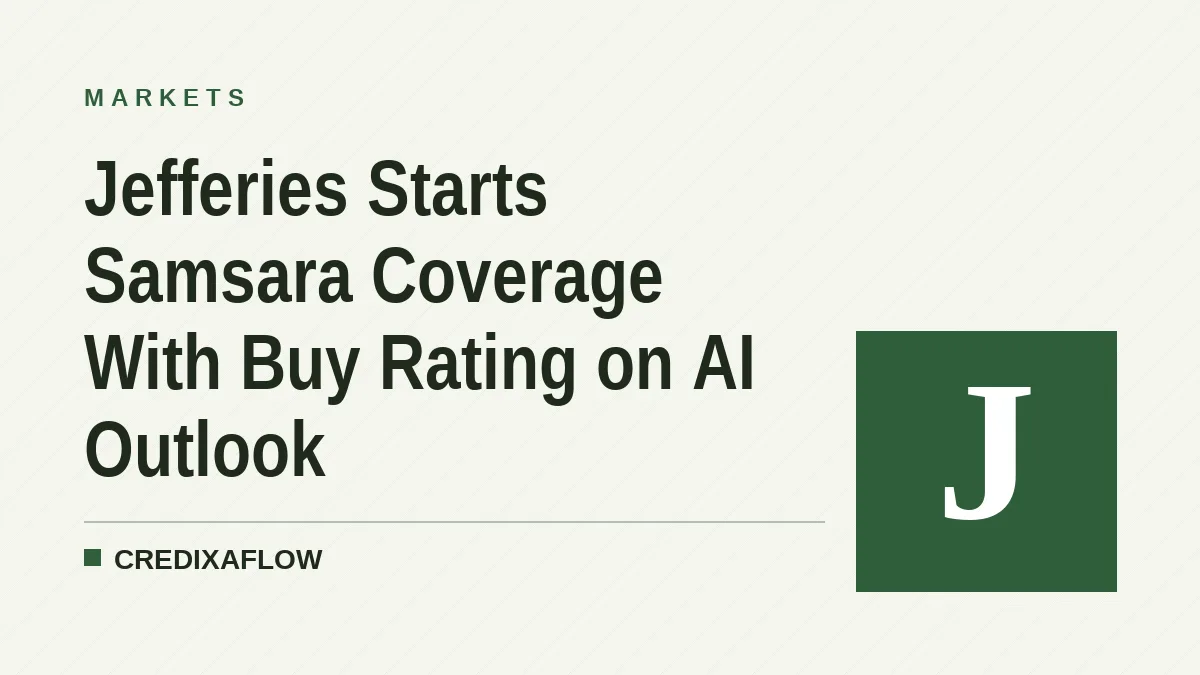 Jefferies Starts Samsara Coverage With Buy Rating on AI Outlook