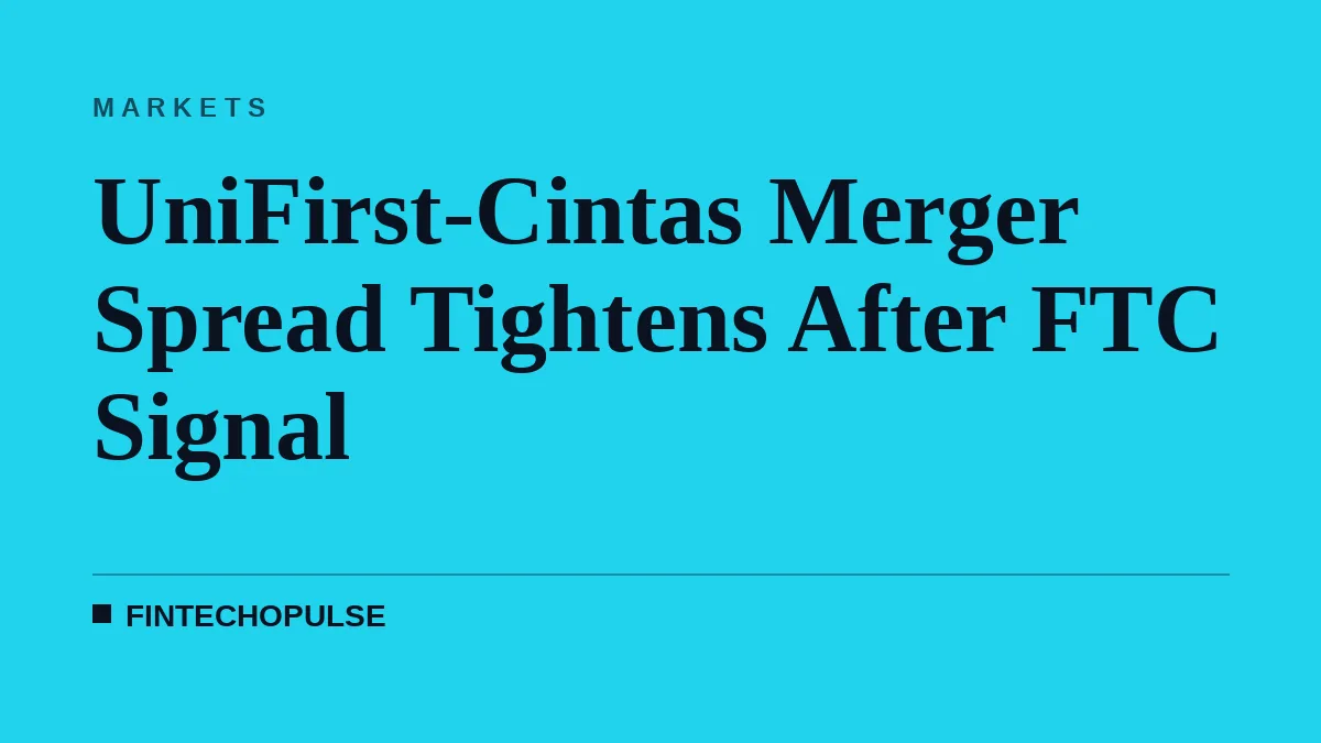 UniFirst-Cintas Merger Spread Tightens After FTC Signal