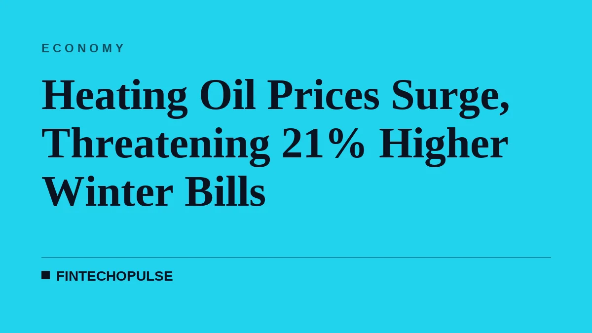 Heating Oil Prices Surge, Threatening 21% Higher Winter Bills
