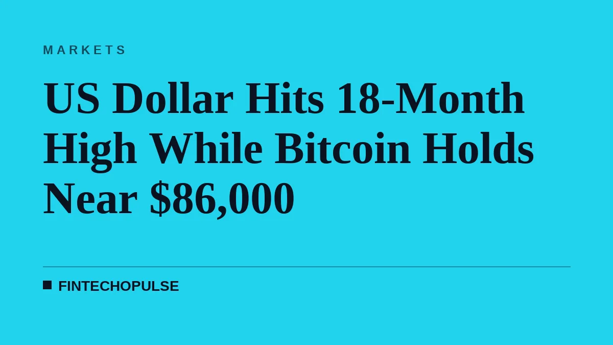 US Dollar Hits 18-Month High While Bitcoin Holds Near $86,000