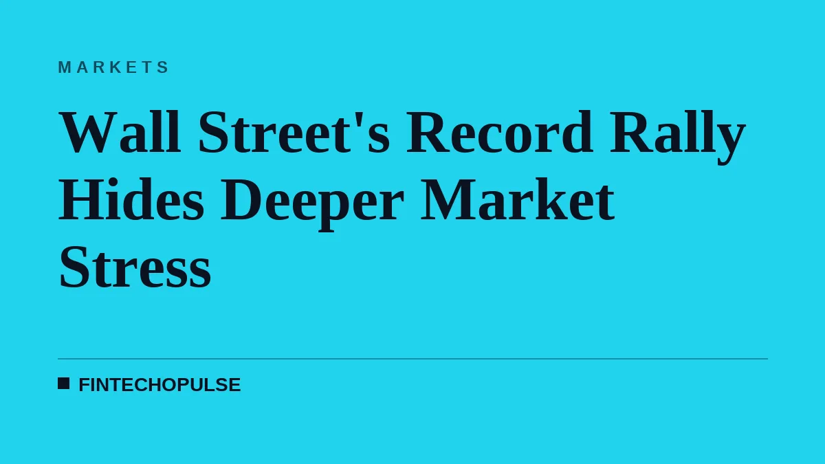 Wall Street's Record Rally Hides Deeper Market Stress