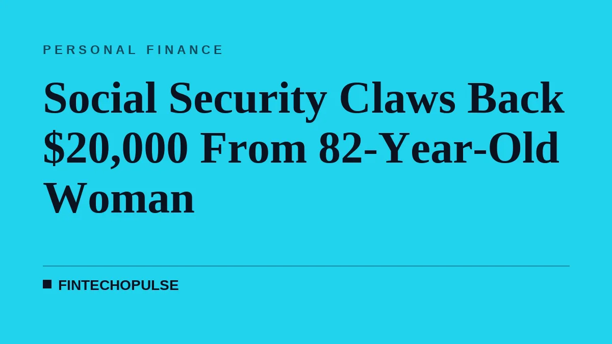 Social Security Claws Back $20,000 From 82-Year-Old Woman