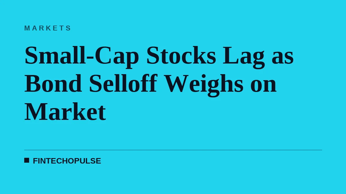 Small-Cap Stocks Lag as Bond Selloff Weighs on Market