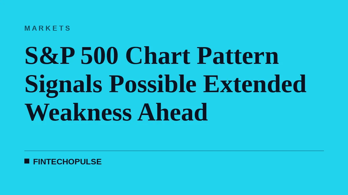 S&P 500 Chart Pattern Signals Possible Extended Weakness Ahead