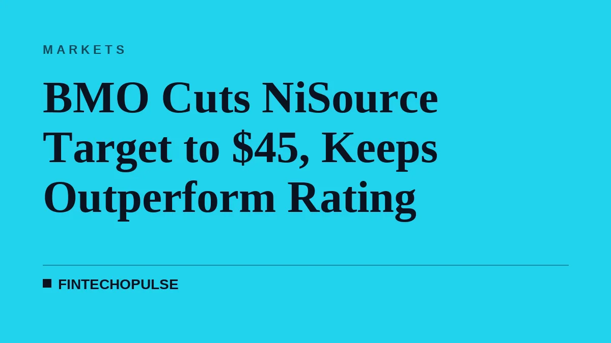 BMO Cuts NiSource Target to $45, Keeps Outperform Rating