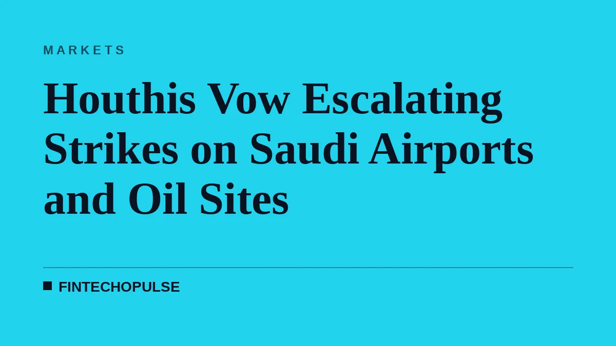 Houthis Vow Escalating Strikes on Saudi Airports and Oil Sites