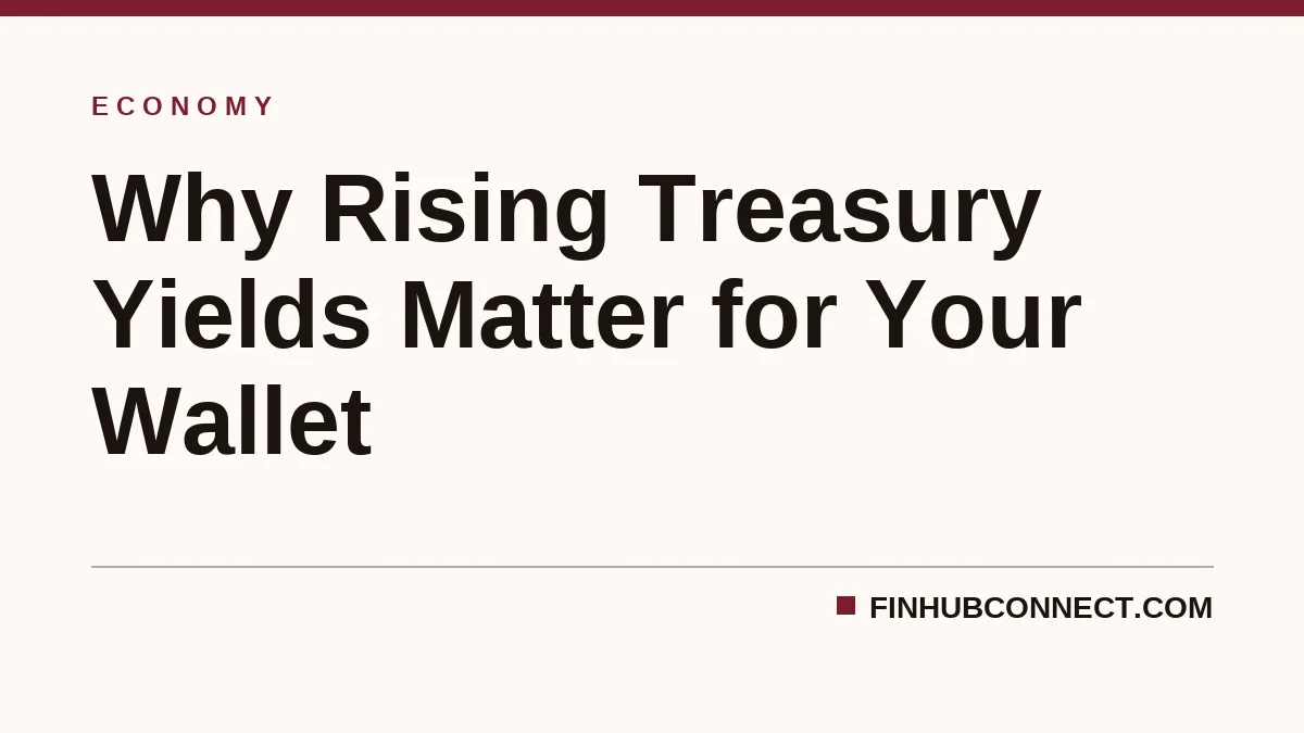 Why Rising Treasury Yields Matter for Your Wallet