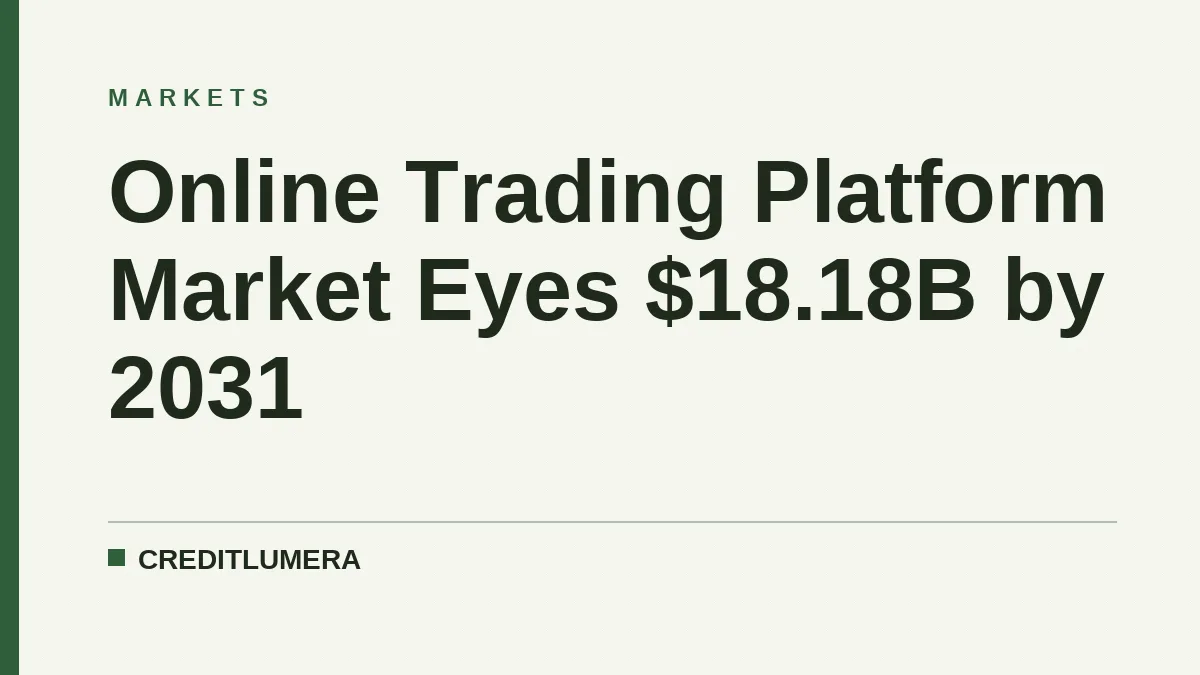 Online Trading Platform Market Eyes $18.18B by 2031
