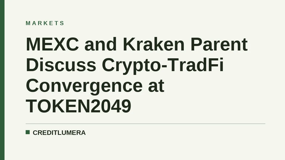 MEXC and Kraken Parent Discuss Crypto-TradFi Convergence at TOKEN2049